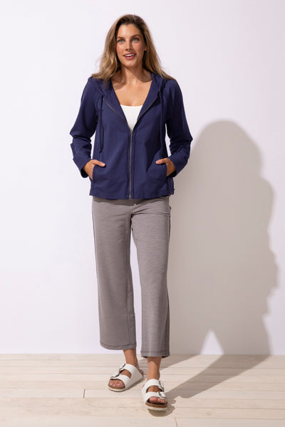 ESCAPE -OCEAN FRONT TERRY  SOLSTICE ZIP HOODIE - 30125 - 3 Colours