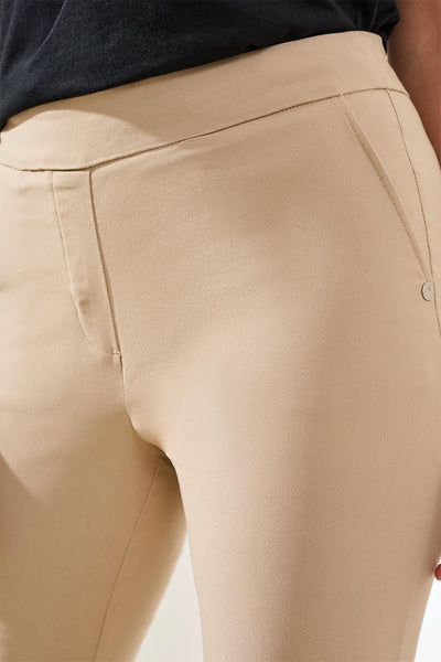 TRIBAL - FLATTEN IT PULL ON CAPRI W/ SIDE VENT - 3013O-7165- 4 Colours