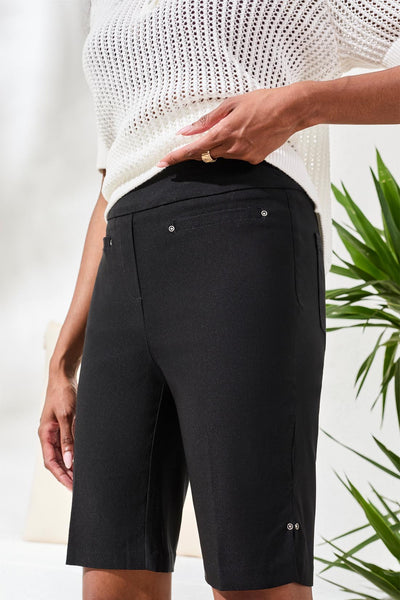 TRIBAL - FLATTEN IT PULL ON BERMUDA SHORTS - 3014O-7165 - 4 Colours