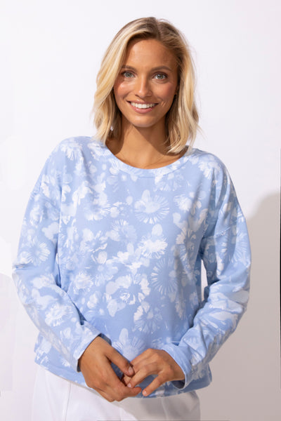 ESCAPE - WHISPER WASHED FRENCH TERRY PULLOVER - 30234 - 2 Colours