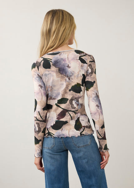 FDJ - LONG SLEEVE V-NECK TOP - 3077161
