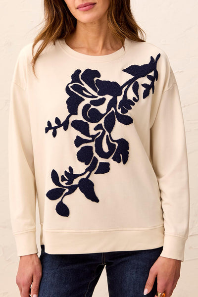 TRIBAL - CONTRAST STITCHED PULLOVER - 3171O-8511