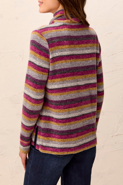 TRIBAL - COZY COWL STRIPE TOP - 3191O-3603 - 2 Colours