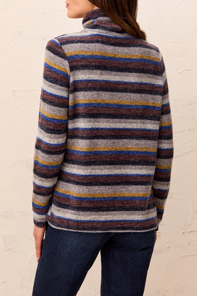 TRIBAL - COZY COWL STRIPE TOP - 3191O-3603 - 2 Colours