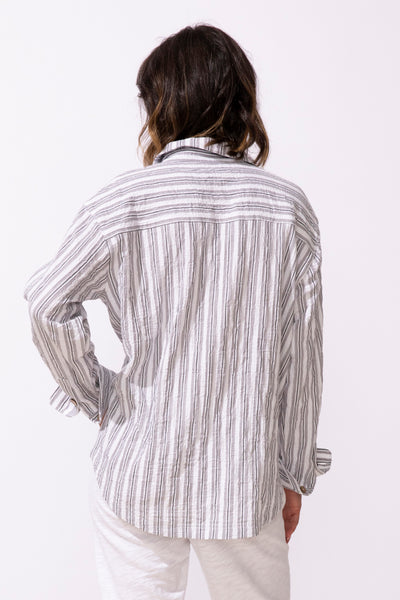 ESCAPE - SEAPORT STRIPE MARINA SHIRT - 23532