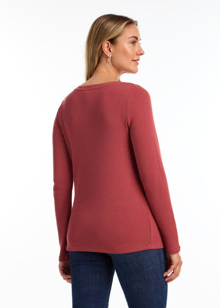 FDJ - LONG SLEEVE CREW NECK TOP - 3259161 - 2 Colours