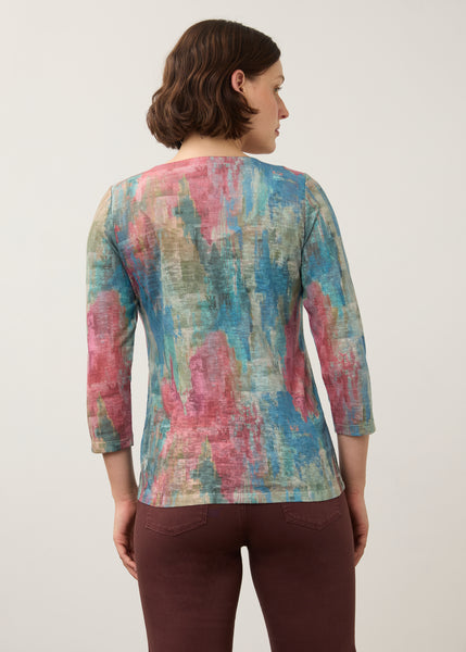 FDJ - HORATIO PRINT 3/4 SLEEVE TOP - 3342451