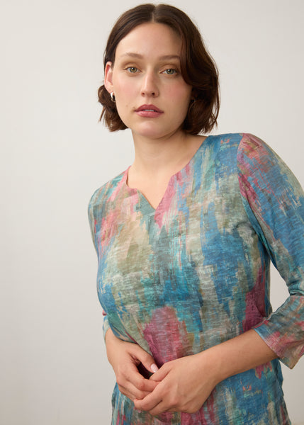 FDJ - HORATIO PRINT 3/4 SLEEVE TOP - 3342451