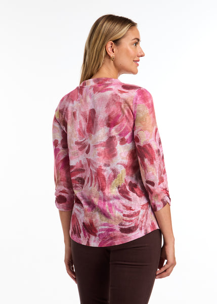 FDJ - GALLERY PRINT V NECK TOP - 3373451