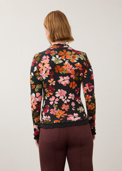 FDJ - PRINTED MOCK NECK TOP - 3547161 - 2 Colours