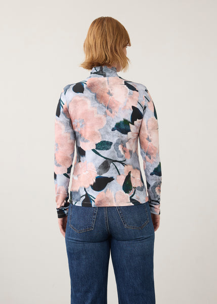 FDJ - WINTER PINK MOCK NECK TOP - 3761756