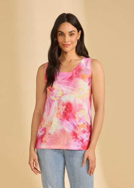 FDJ - ORCHID BLOOM SLEEVELESS TOP - 3989451