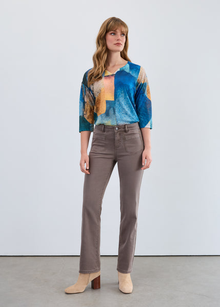 FDJ - EURO TWILL CHRISTINA STRAIGHT LEG JEAN - 5135511- 2 Colours