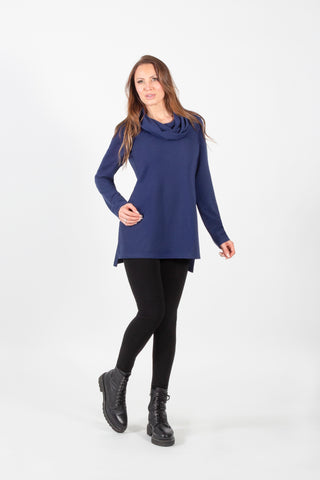 PURE ESSENCE - COWL NECK TOP - 552-4780