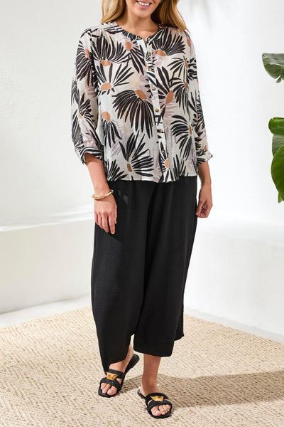 TRIBAL - FLOWY DOLMAN SLEEVE BLOUSE - 5539O-4996 - 3 Colours