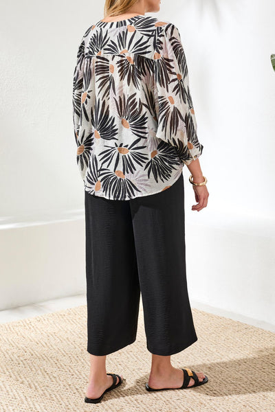 TRIBAL - FLOWY DOLMAN SLEEVE BLOUSE - 5539O-4996 - 3 Colours