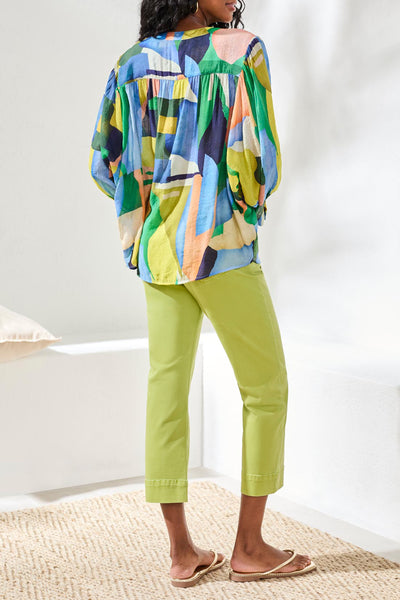 TRIBAL - FLOWY DOLMAN SLEEVE BLOUSE - 5539O-4996 - 3 Colours