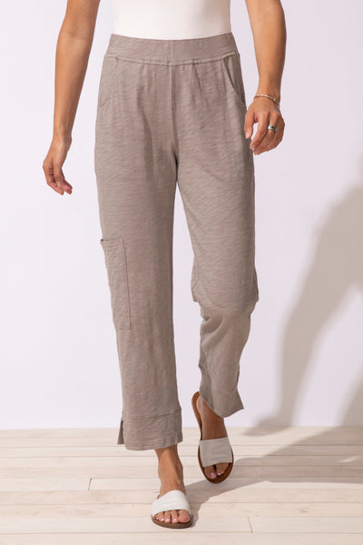 ESCAPE - EDGEWATER PULL ON COTTON FLOOD PANT -60030 - 2 Colours