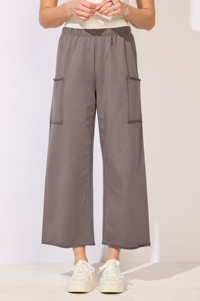ESCAPE - OCEAN FRONT FRENCH TERRY POCKET  PANT - E60126 - 3 Colours