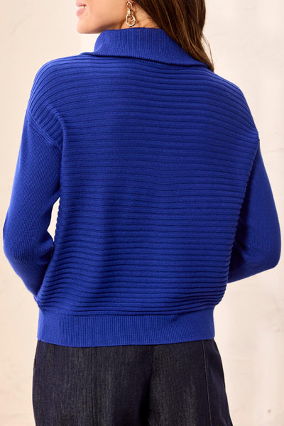 TRIBAL - 1/4 ZIP ULTRA SOFT SWEATER - 6028O-5118 - 2 Colours