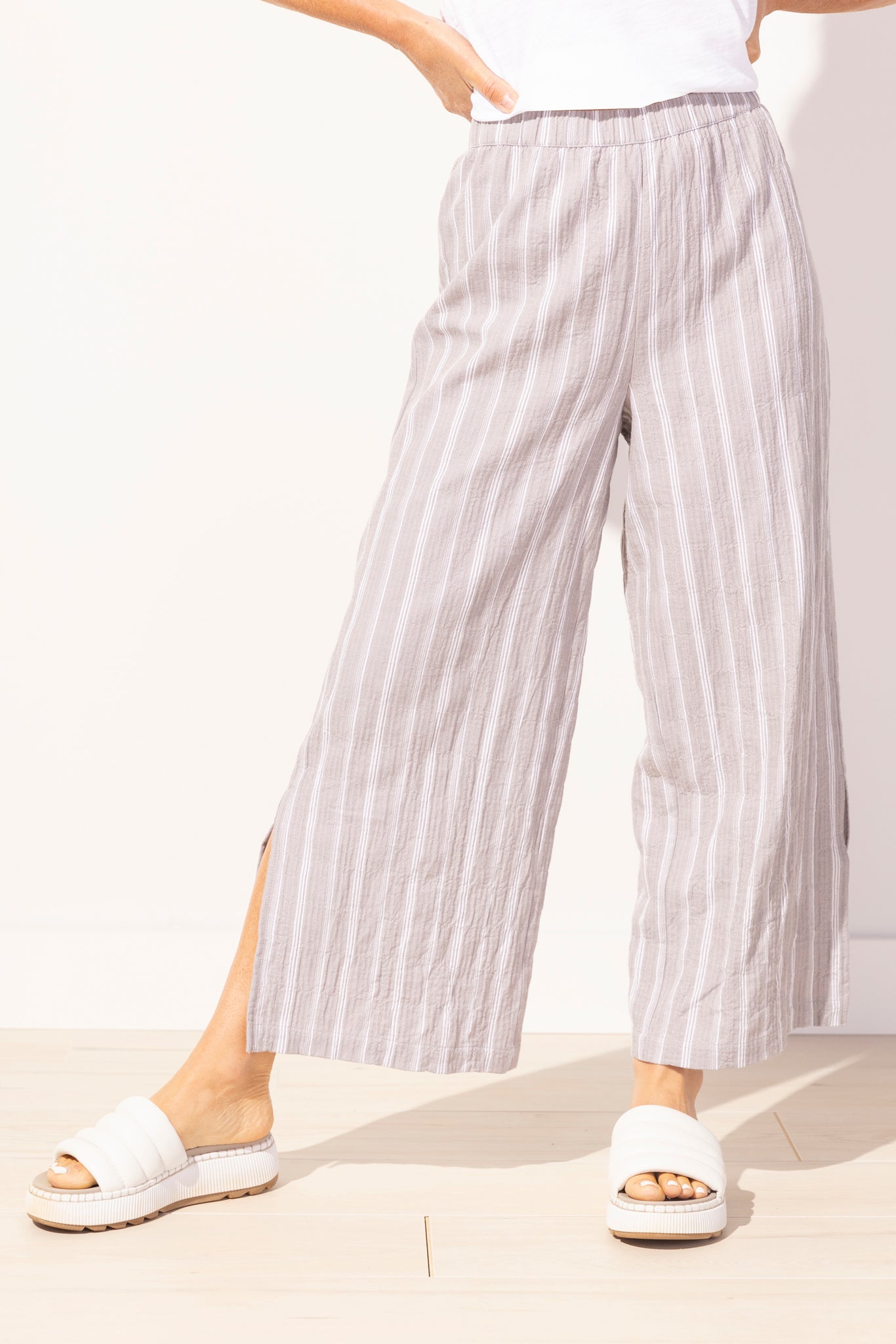 ESCAPE - CATALINA STRIPE CABANA CROP  PANT - E62730