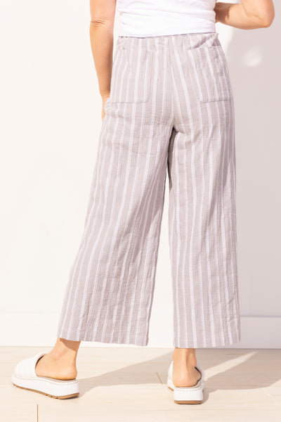 ESCAPE - CATALINA STRIPE CABANA CROP  PANT - E62730