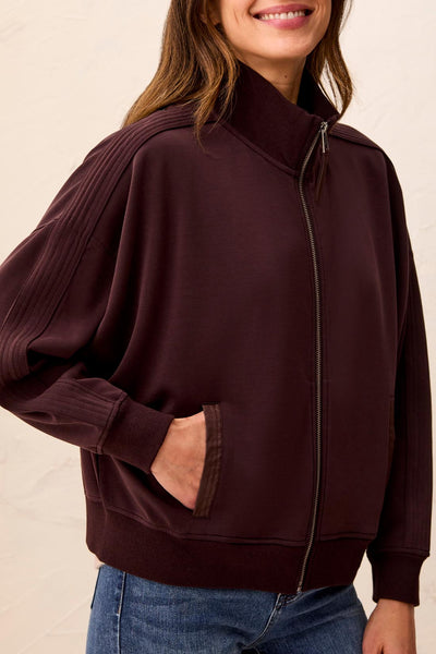 TRIBAL - TECHNO LUX ZIP CARDIGAN JACKET - 6294O-5032