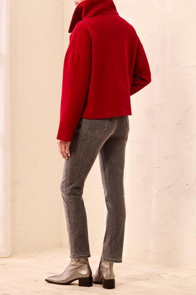 TRIBAL - LOFTY CHIC FUNNEL NECK JACKET - 6343O-5847 - 3 Colours