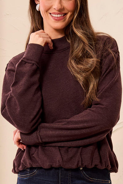 TRIBAL - GARMENT DYE BUBBLE SWEATSHIRT - 6353O-5722 - 2 colours