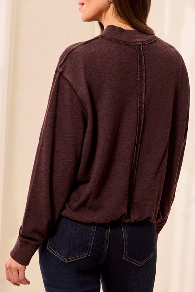 TRIBAL - GARMENT DYE BUBBLE SWEATSHIRT - 6353O-5722 - 2 colours