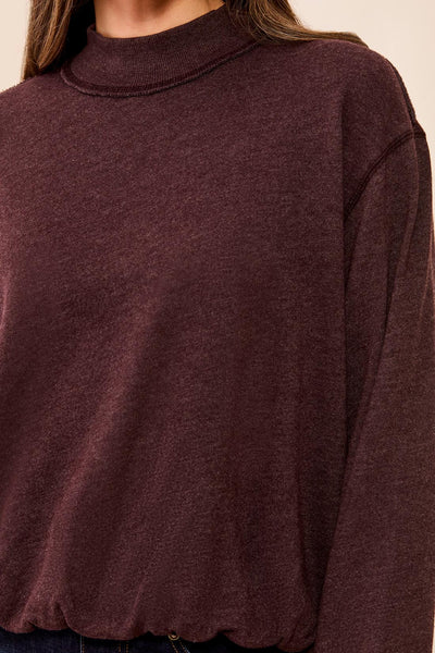 TRIBAL - GARMENT DYE BUBBLE SWEATSHIRT - 6353O-5722 - 2 colours