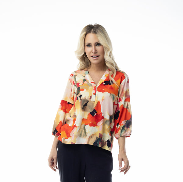 PURE ESSENCE - CORAL MEADOW SHIRT - 664-8050
