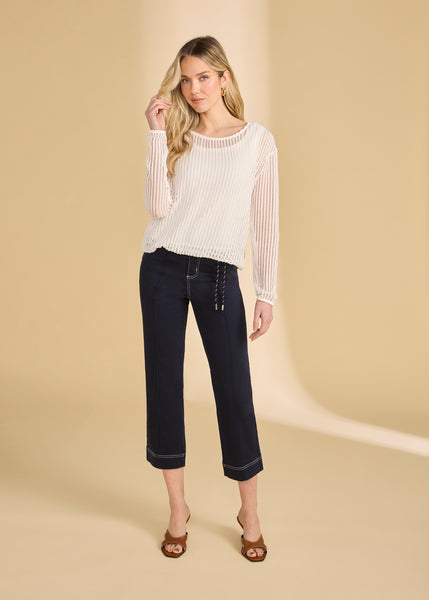 FDJ - EURO TWILL SUZANNE STRAIGHT CROP - 6907511 - 2 Colours