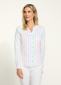 FDJ- MONTE CARLO STRIPE LONG SLEEVE SHIRT - 7227807