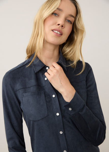 FDJ - FAUX SUEDE SHIRT - 7476196 - 3 Colours