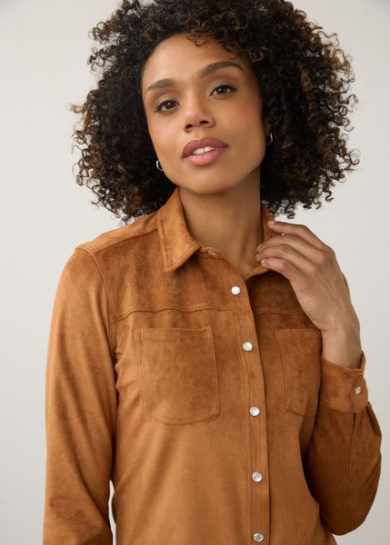 FDJ - FAUX SUEDE SHIRT - 7476196 - 3 Colours