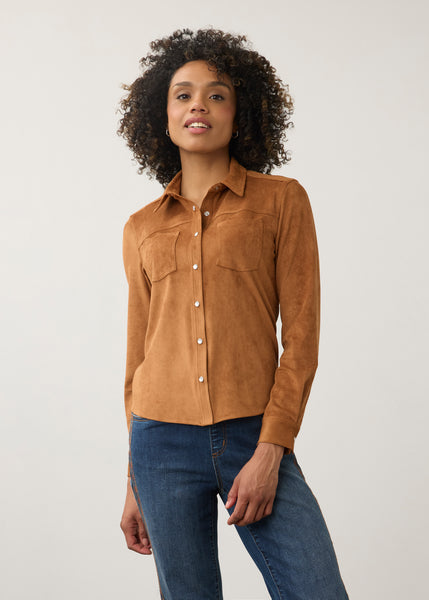 FDJ - FAUX SUEDE SHIRT - 7476196 - 3 Colours