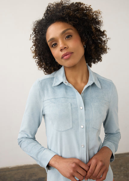 FDJ - FAUX SUEDE SHIRT - 7476196 - 3 Colours