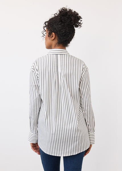 FDJ - STRIPE STRETCH POPLIN SHIRT - 7481623 - 2 COLOURS
