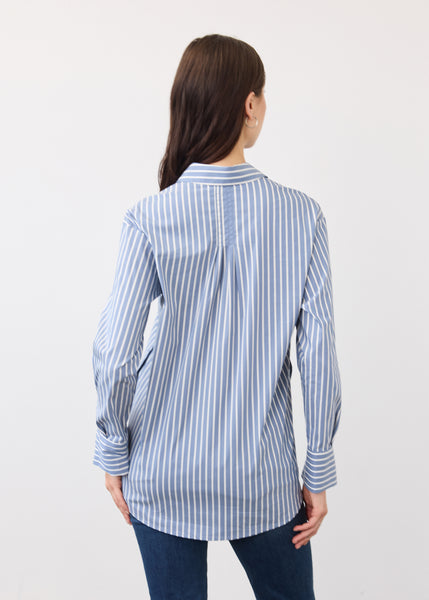 FDJ - STRIPE STRETCH POPLIN SHIRT - 7481623 - 2 COLOURS