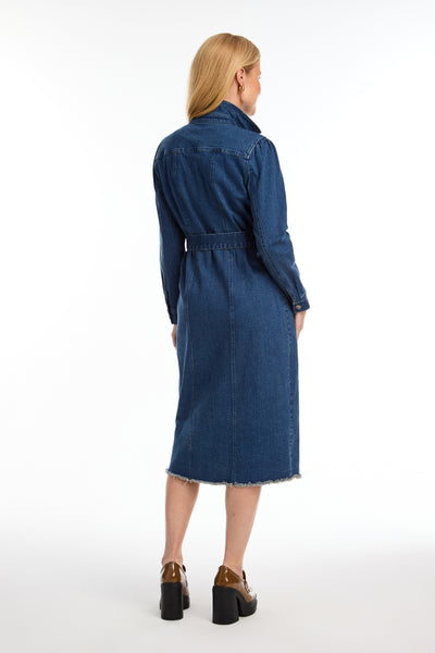 FDJ - DENIM DRESS / DUSTER COAT- 7697667