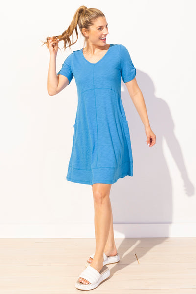 ESCAPE -  BISTRO COTTON JERSEY DRESS - E80016 - 3 Colours