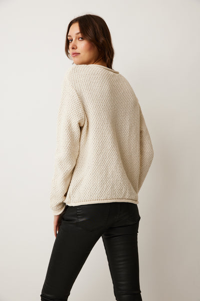 PARKHURST / COTTON COUNTRY - LINDEN TEXTURE SCENE SWEATER - 85173