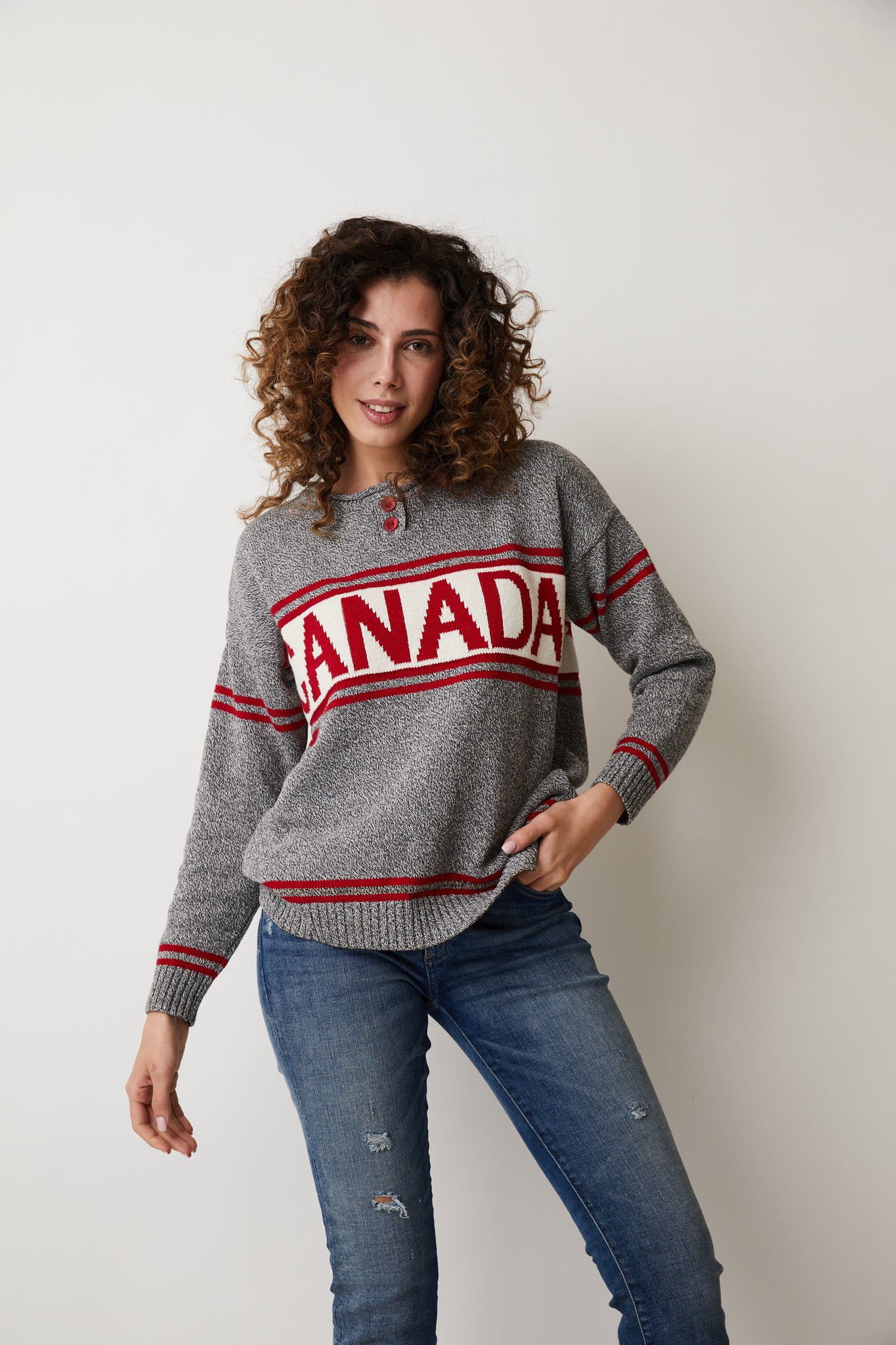 PARKHURST / COTTON COUNTRY - CANADA HENLEY SWEATER - 87281- 2 Colours