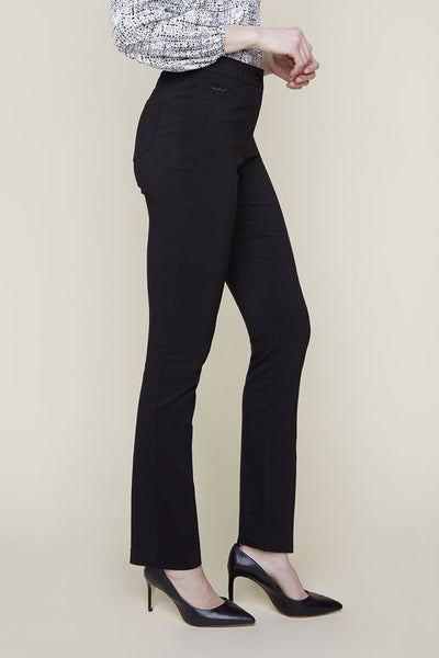 RENUAR - 5 POCKET BLACK BENGALINE STRAIGHT LEG - R1920-E730