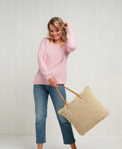 SKOVHUUS - DIAGONAL RIB ORGANIC COTTON SWEATER - 1366 - 6 Colours