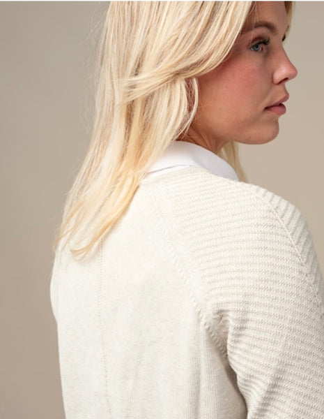 SKOVHUUS - DIAGONAL RIB ORGANIC COTTON SWEATER - 1366 - 6 Colours