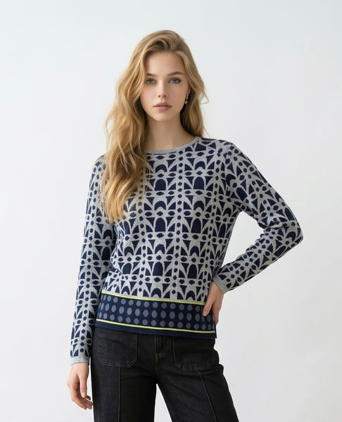 MANSTED - VERONICA ORGANIC COTTON CREW NECK SWEATER - 3 Colours