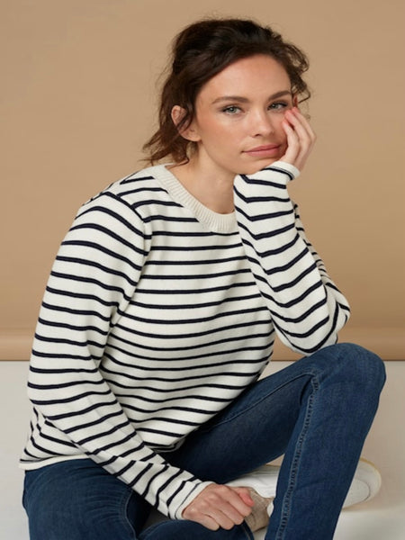 SKOVHUUS - ORGANIC COTTON STRIPE SWEATER - 3155