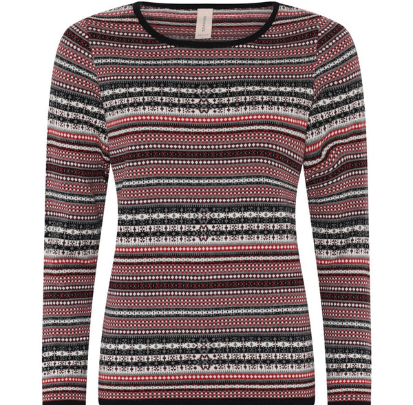 SKOVHUUS - MULTI STRIPE SWEATER - 3660 - 2 Colours